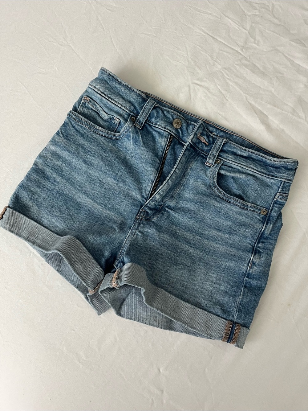 Classic Light Blue Denim Women's Shorts